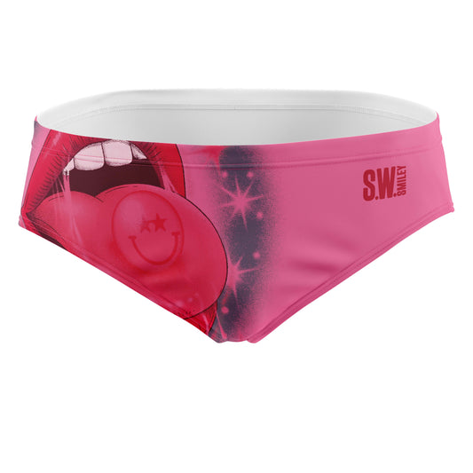 OTSO Herren Badehose Slip - S.W.Smiley Hella Good – Produktansicht