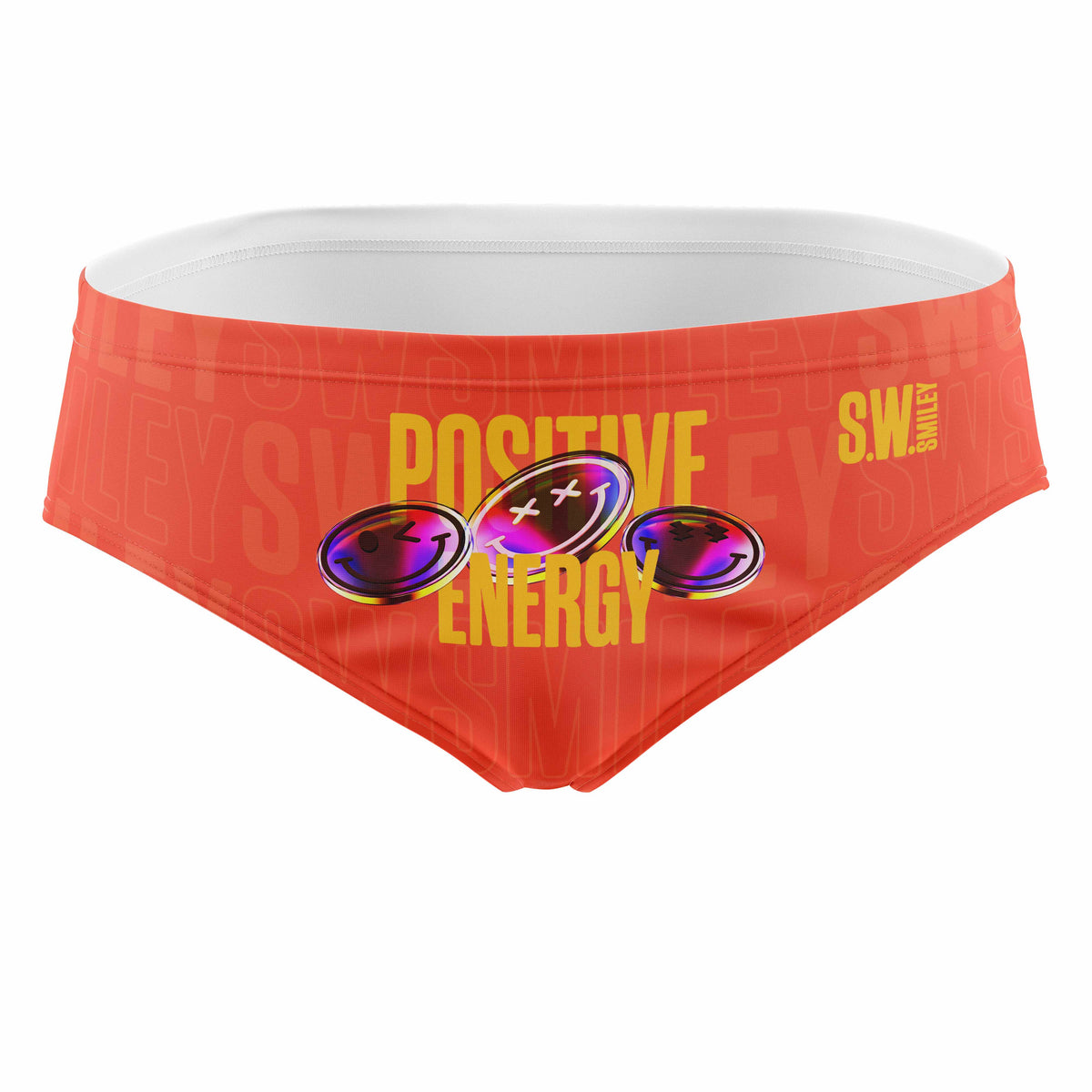 OTSO Herren Badehose Slip - S.W.Smiley Sensoral Shimmer – Produktansicht