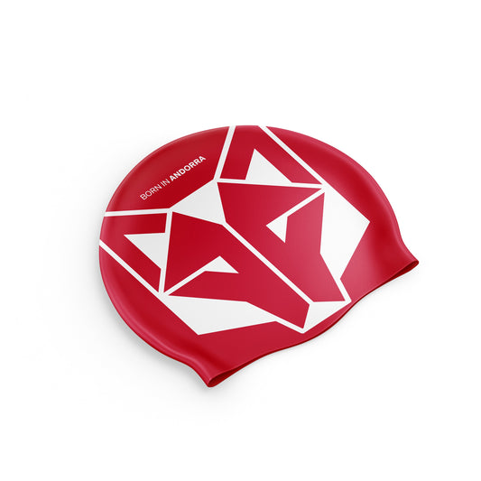 OTSO Badekappe - Red & White – Produktansicht