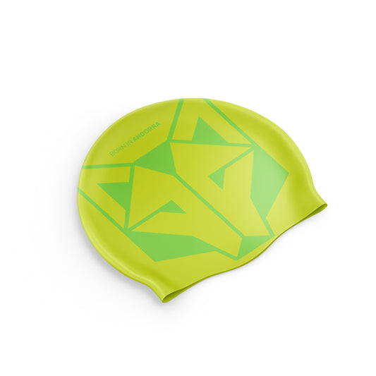 OTSO Badekappe - Fluo Yellow & Fluo Green – Produktansicht