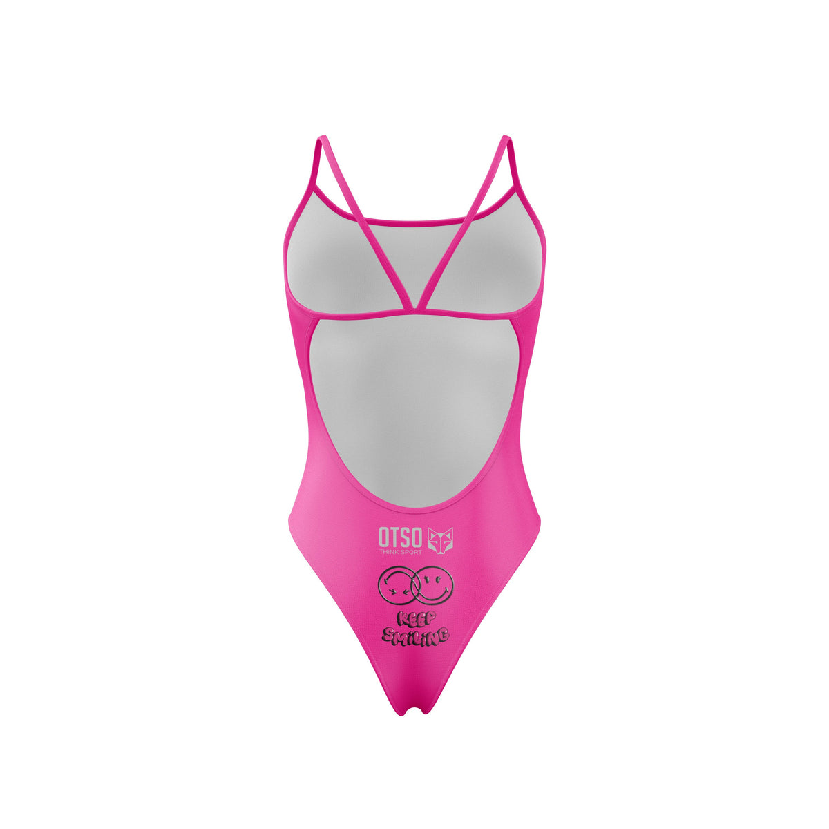 OTSO Damen Badeanzug - S.W.Smiley Smiling – Produktansicht 2