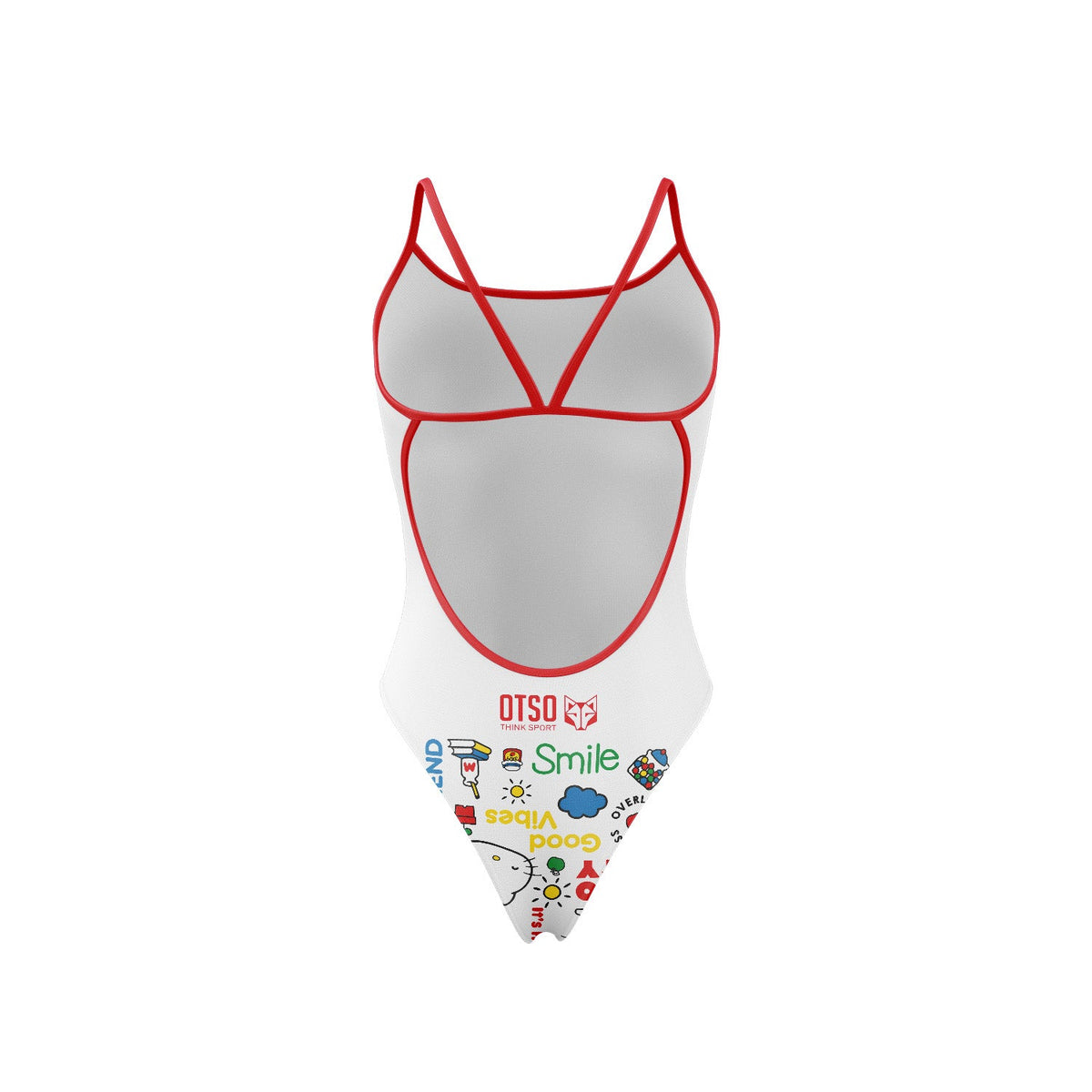 OTSO Damen/Mädchen Badeanzug - Hello Kitty Smile – Produktansicht 2