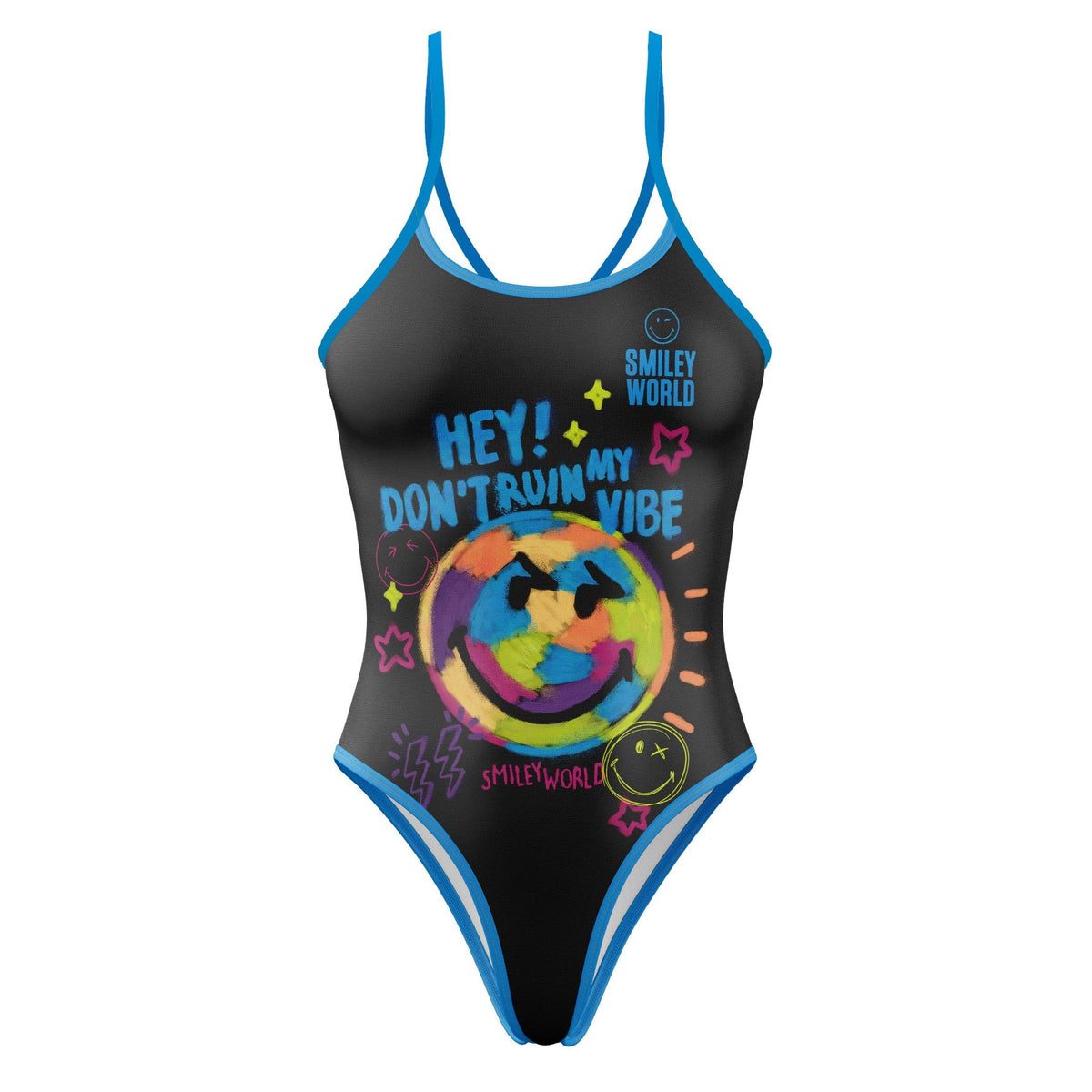 OTSO Damen Badeanzug - S.W.Smiley World Festival – Produktansicht