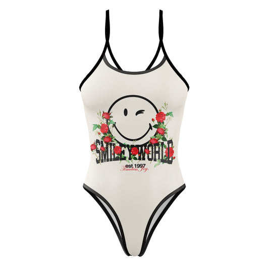 OTSO Damen Badeanzug - S.W.Smiley World Vintage – Produktansicht