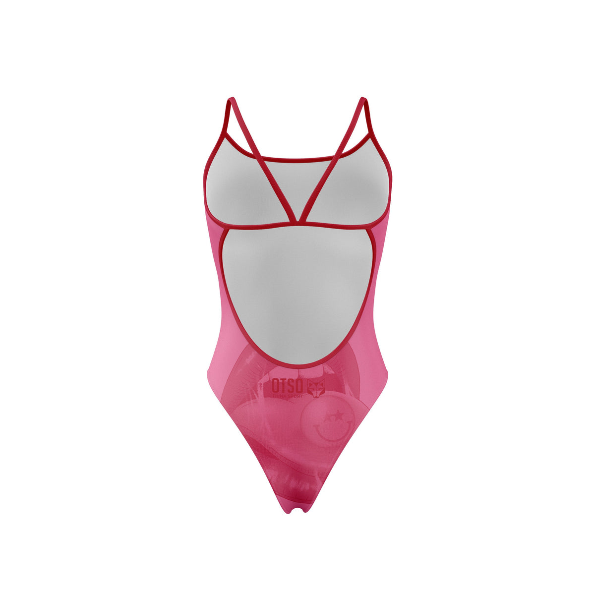 OTSO Damen Badeanzug - S.W.Smiley Hella Good – Produktansicht 2