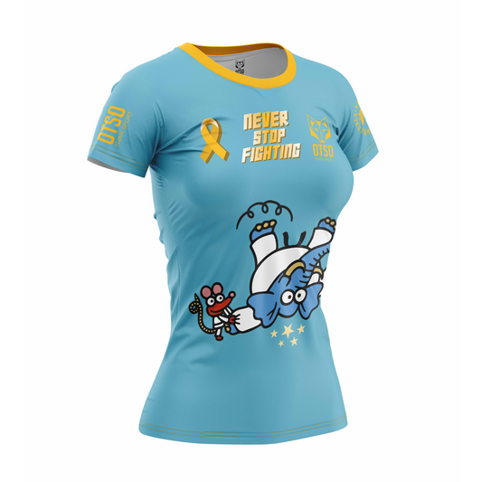 OTSO Damen Kurzarm-Funktionsshirt - Internationaler Kinderkrebstag 2026 – Produktansicht