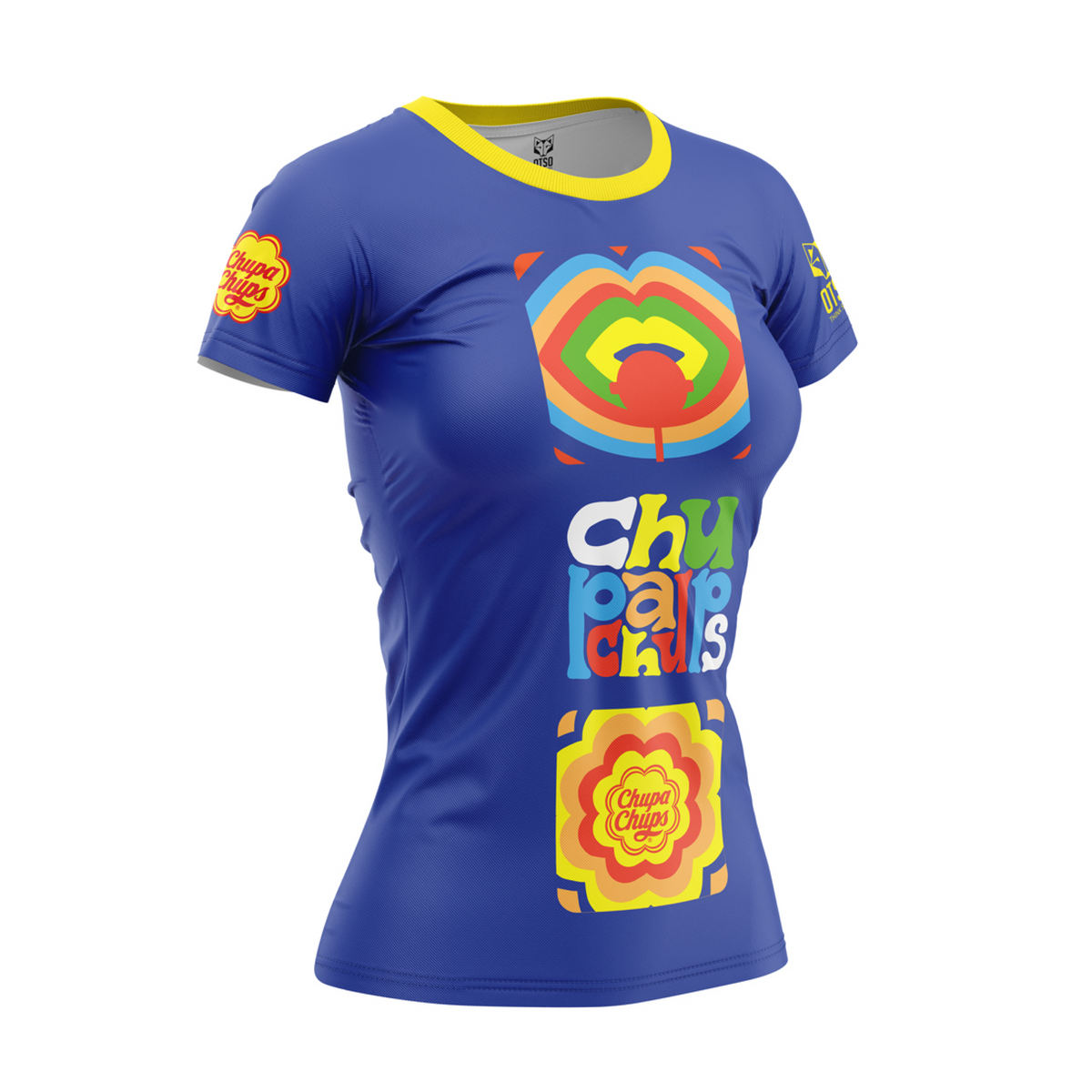 OTSO Damen Kurzarm-Funktionsshirt - Chupa Chups 70'S – Produktansicht