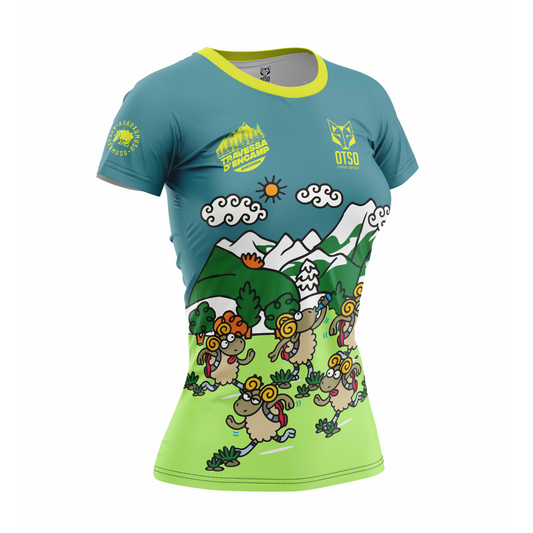 OTSO Unisex Kurzarm-Laufshirt - Travessa d’Encamp 2026 – Produktansicht 2