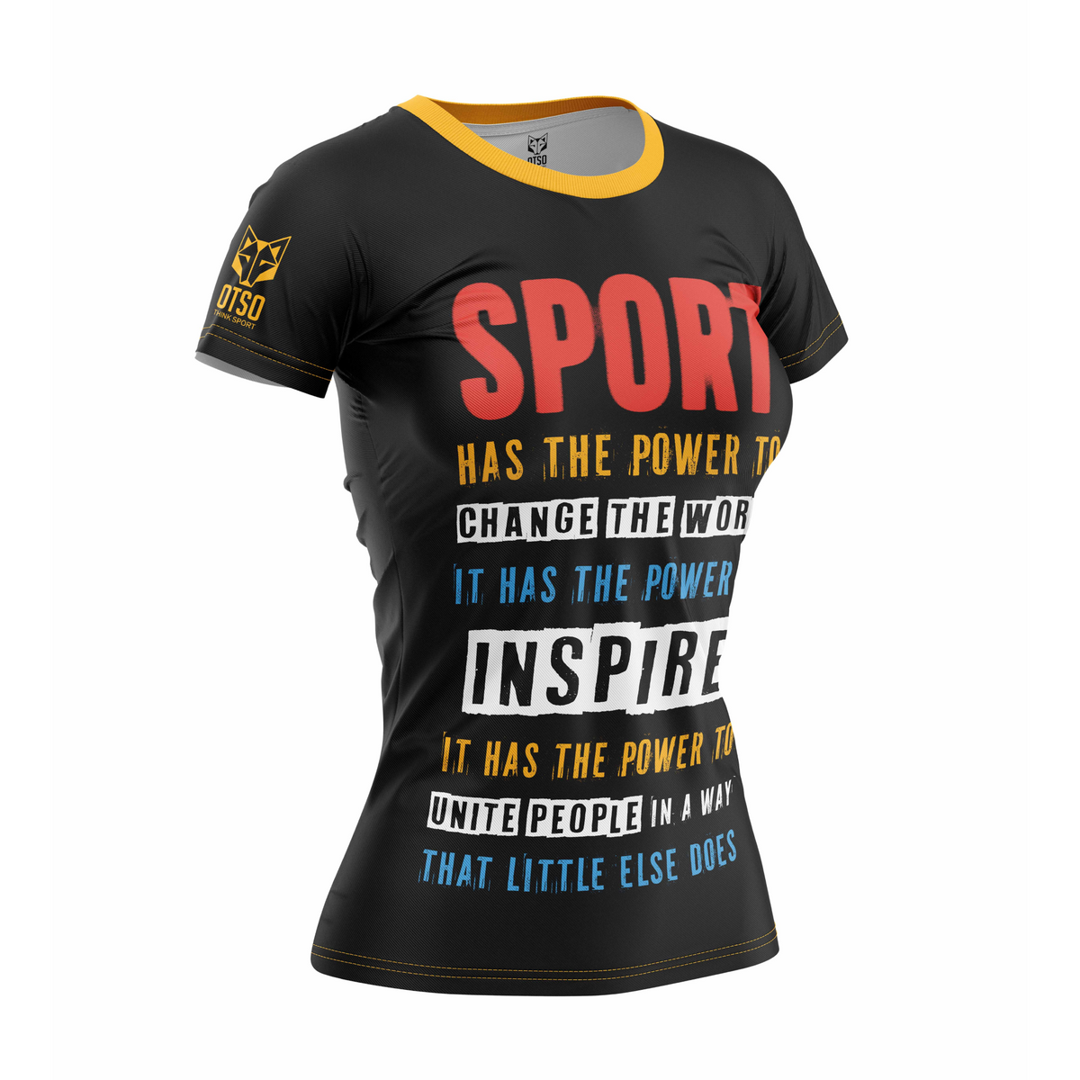 OTSO Damen Kurzarm-Funktionsshirt - Mandela – Produktansicht
