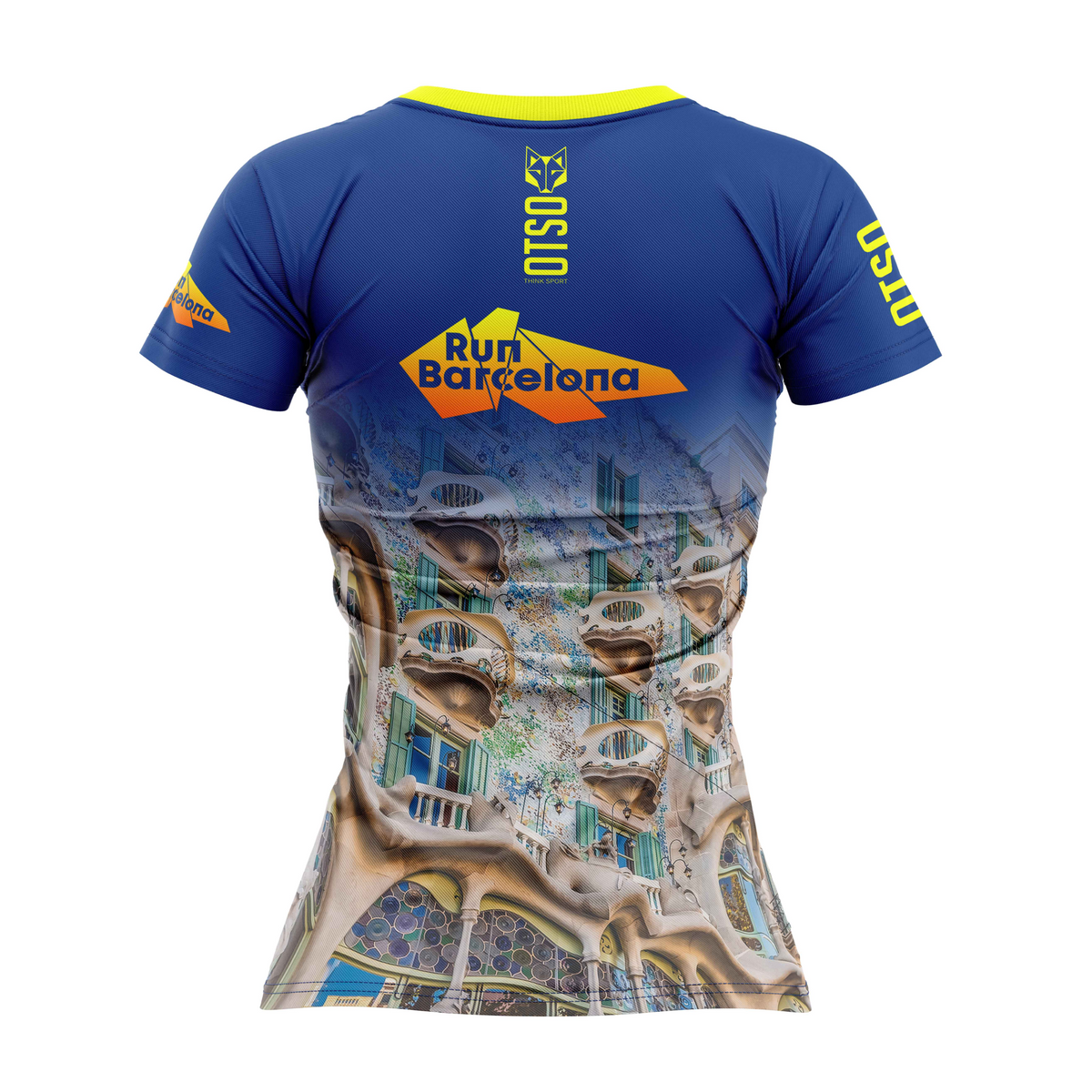 OTSO Damen Kurzarm-Funktionsshirt - Run Barcelona 2026 – Produktansicht 2
