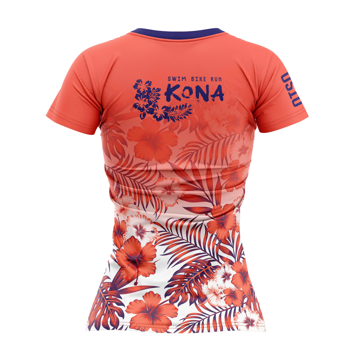 OTSO Damen Kurzarm-Funktionsshirt - Kona Kahalu'u Beach – Produktansicht 2