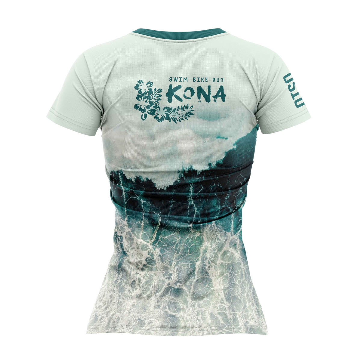 OTSO Damen Kurzarm-Funktionsshirt - Kona Kailua Bay – Produktansicht 2