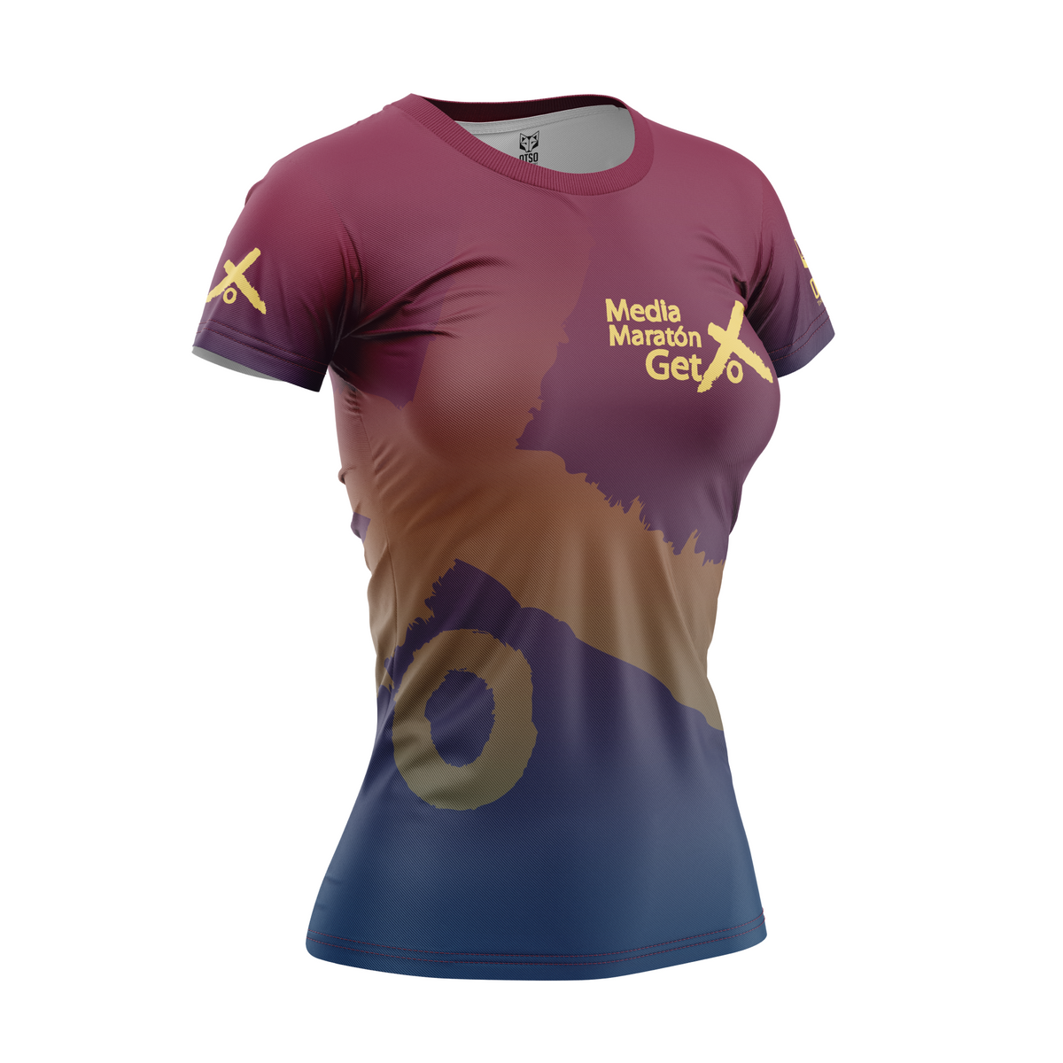 OTSO Damen Kurzarm-Laufshirt - Getxo Halbmarathon 2026 – Produktansicht