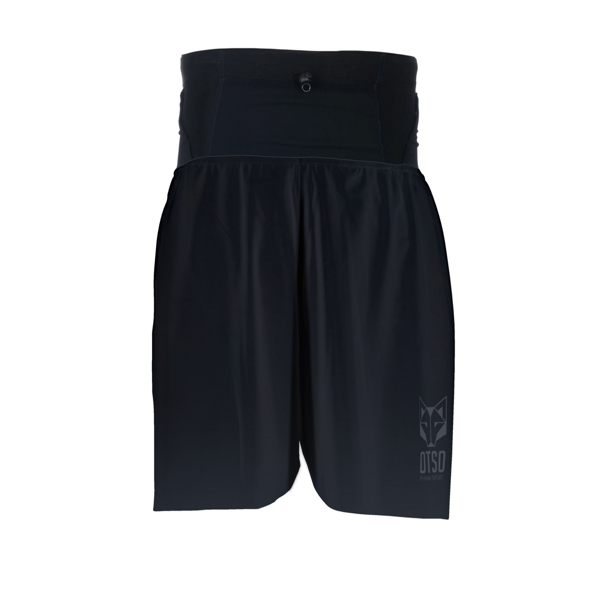 OTSO Herren Laufshorts - Full Black – Produktansicht