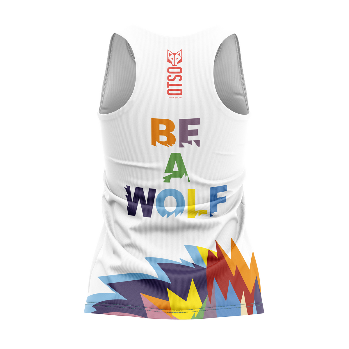 OTSO Damen Lauf-Singlet - Be A Wolf – Produktansicht 2