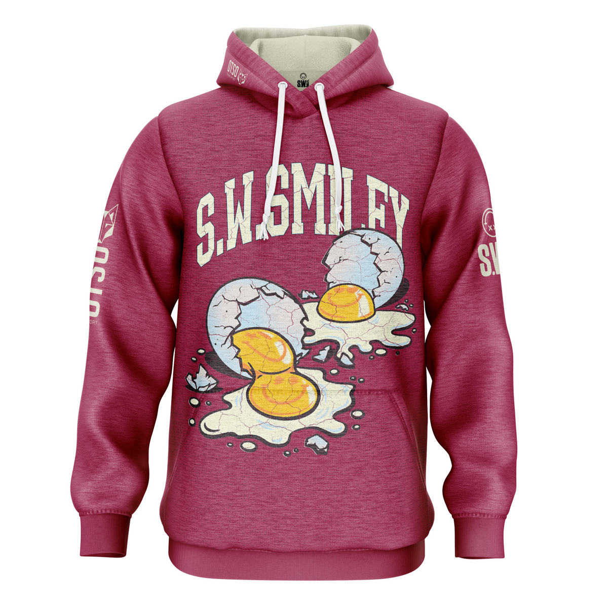 OTSO Hoodie - S.W.Smiley Concrete Canvas Egg – Produktansicht