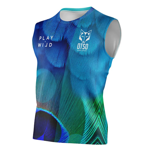 OTSO Herren Padel-Tanktop - Blue Birds – Produktansicht