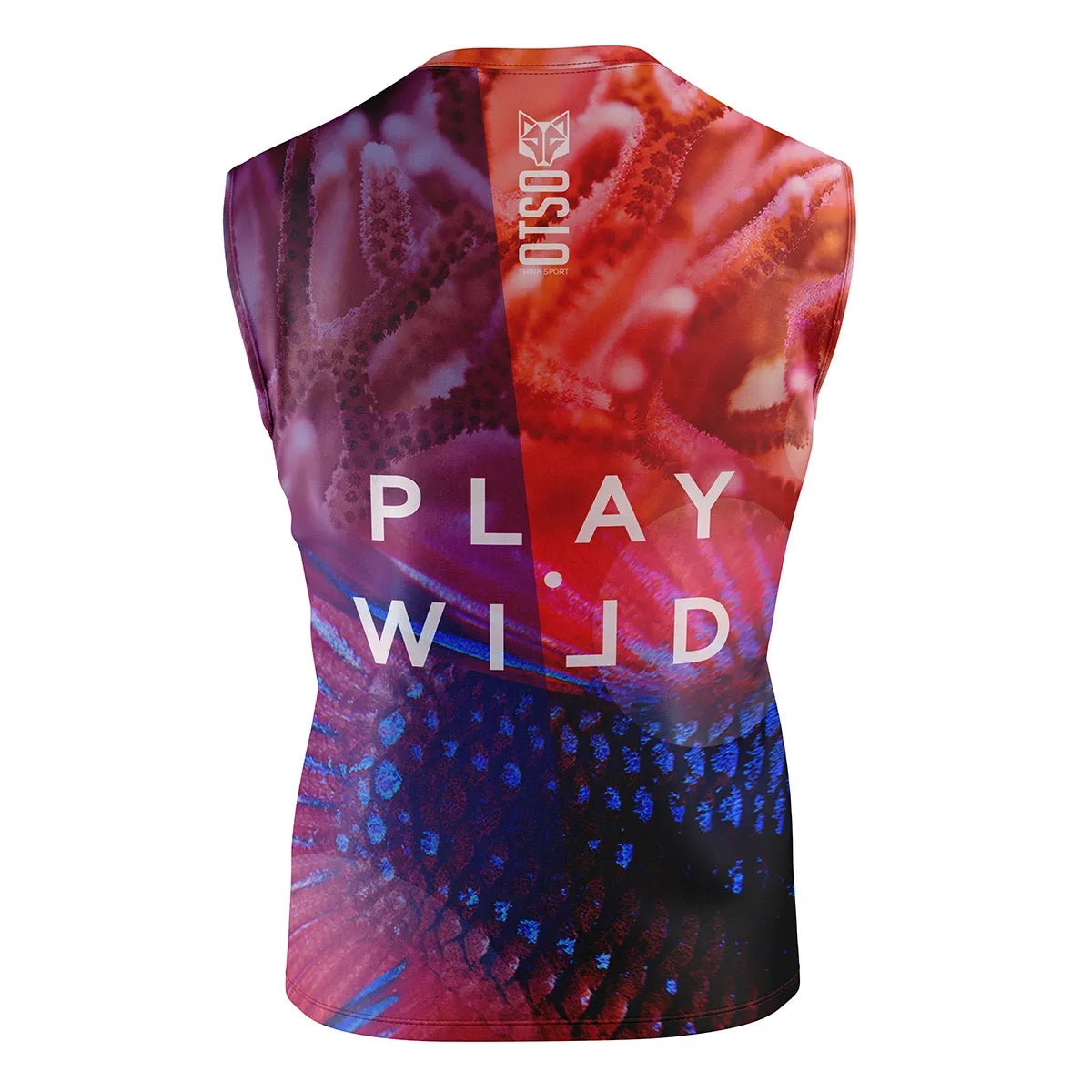 OTSO Herren Padel-Tanktop - Coral – Produktansicht 2