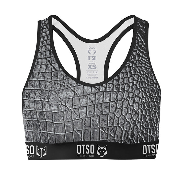 OTSO Damen Sporttop - Black Snake – Produktansicht