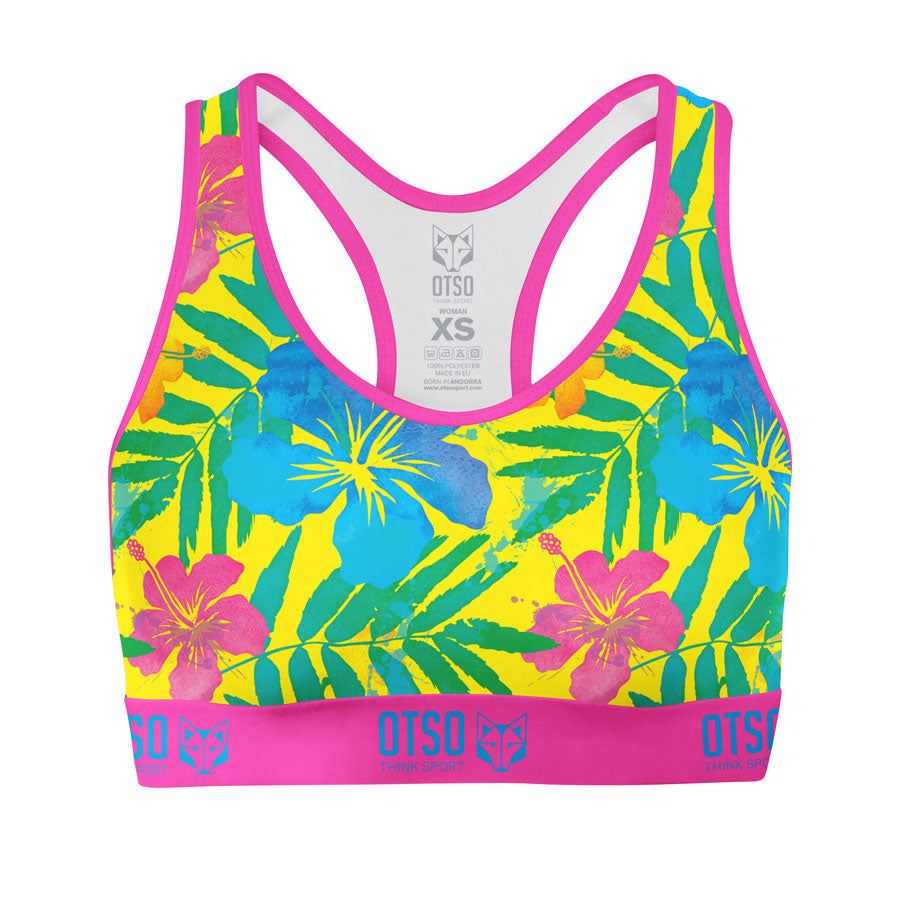 OTSO Damen Sporttop - Floral – Produktansicht