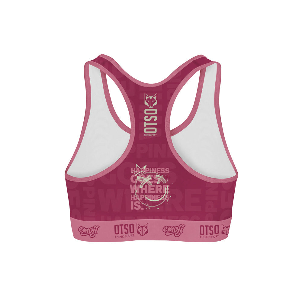 OTSO Damen Sporttop - Emoji Happiness – Produktansicht 2