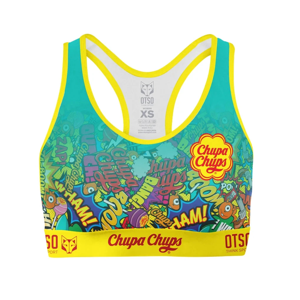 OTSO Damen Sporttop - Chupa Chups Comic – Produktansicht
