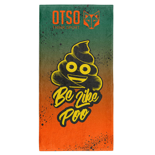 OTSO Mikrofaser-Sporthandtuch - Emoji Be like Poo – Produktansicht 2