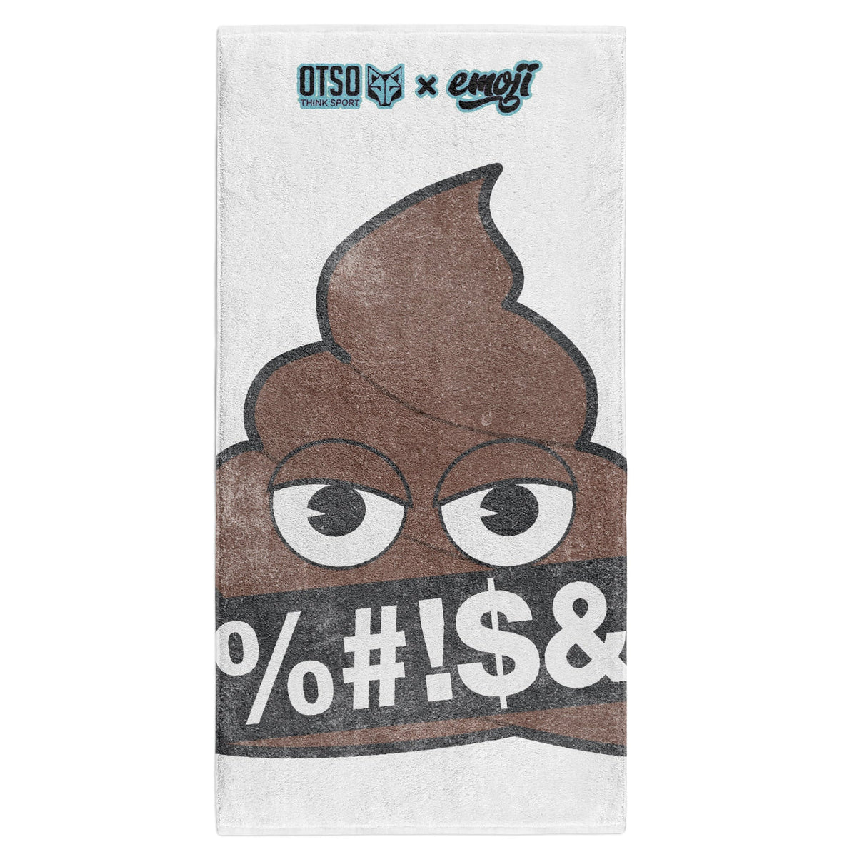 OTSO Mikrofaser-Sporthandtuch - Emoji Deja Poo – Produktansicht
