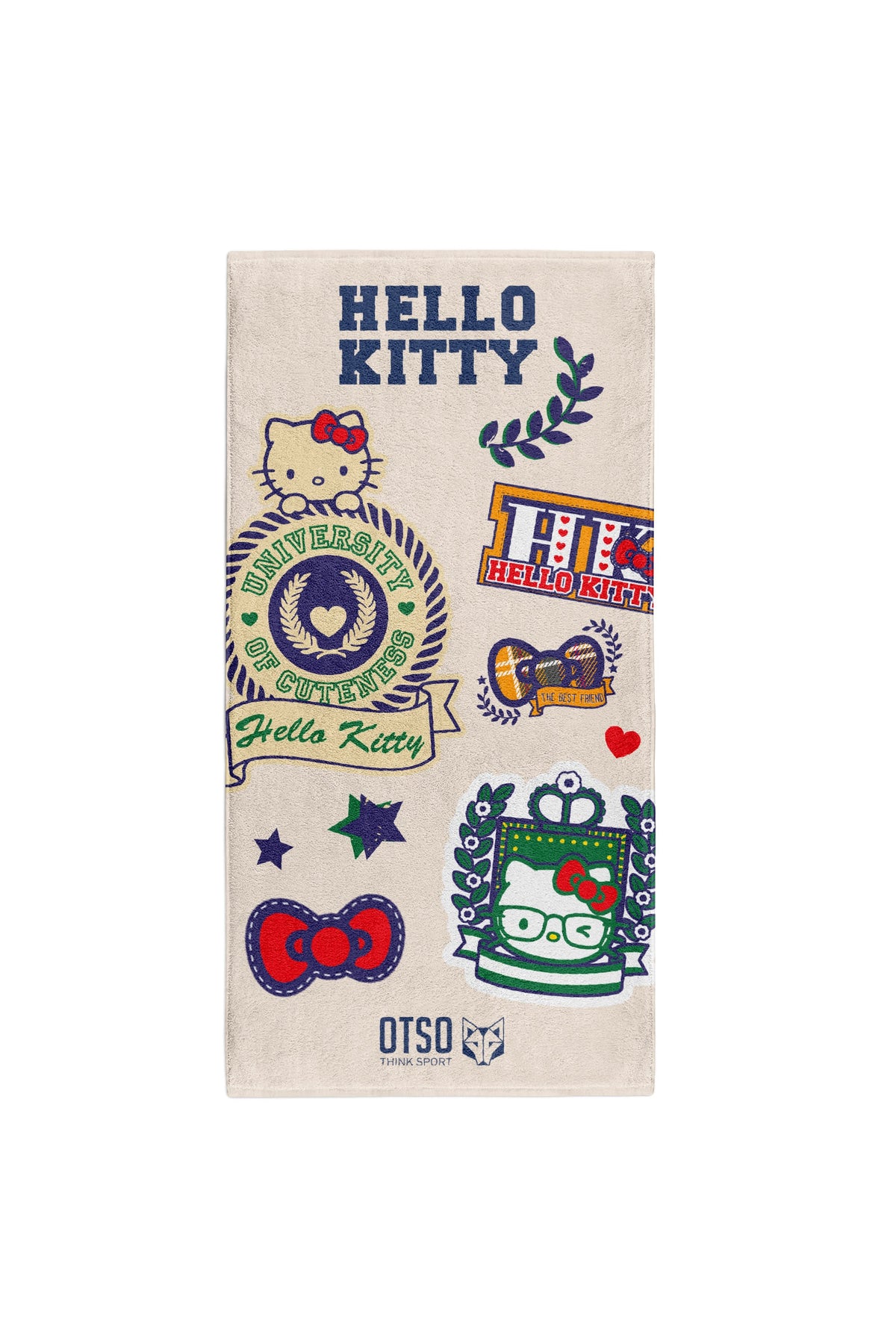 OTSO Mikrofaser-Sporthandtuch - Hello Kitty Cheerleading – Produktansicht 2