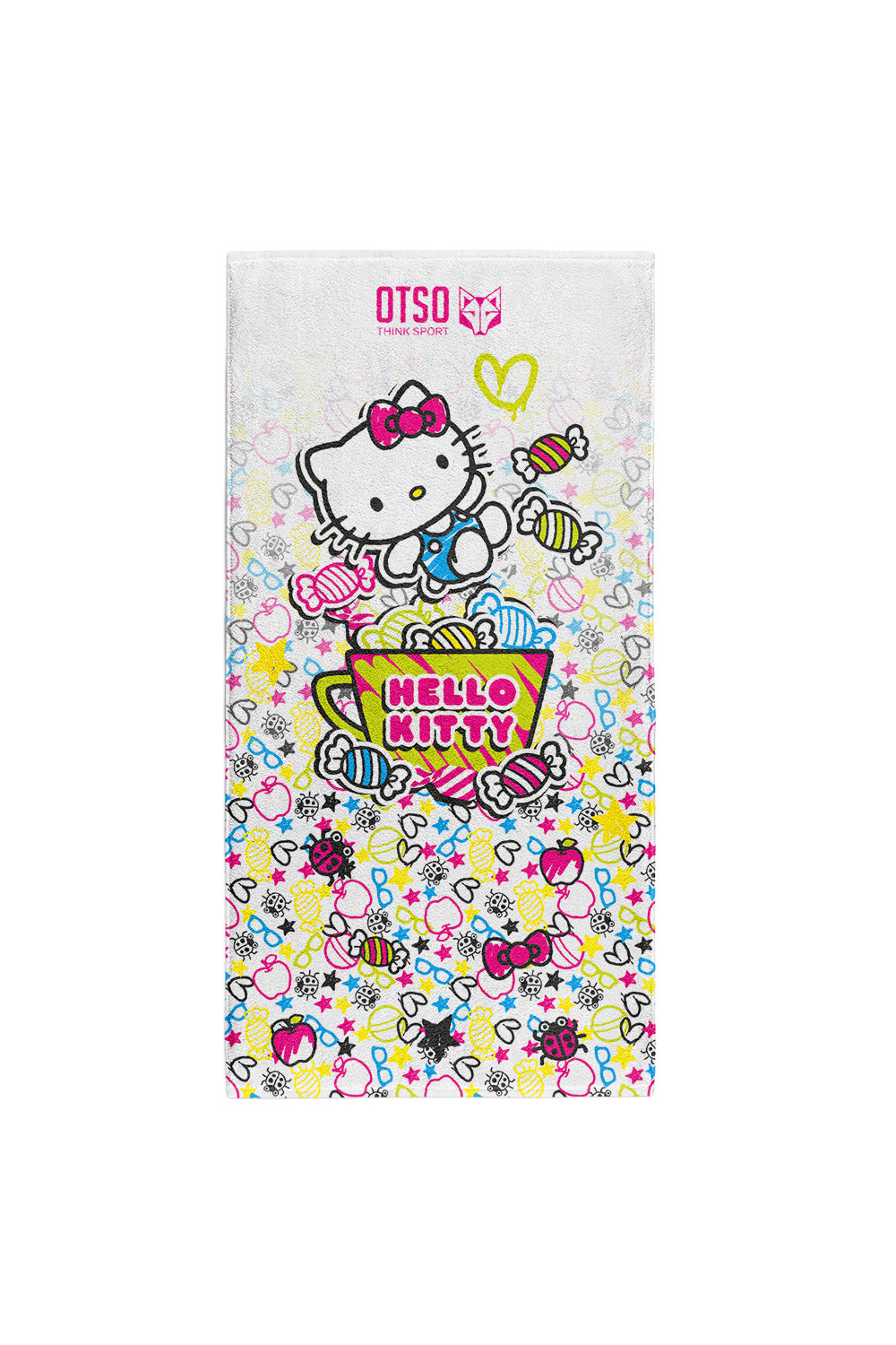 OTSO Mikrofaser-Sporthandtuch - Hello Kitty Sweet – Produktansicht 2