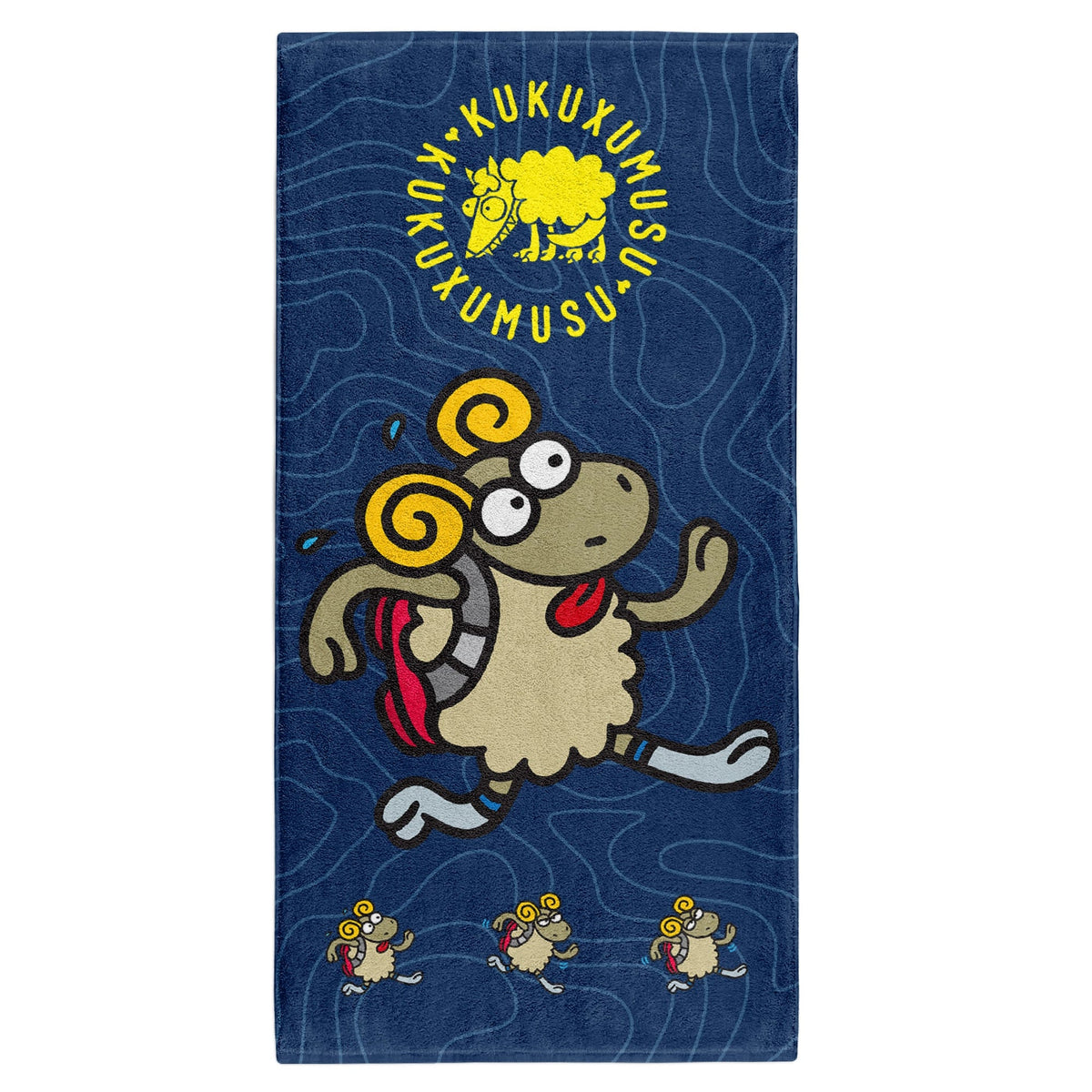 OTSO Mikrofaser-Sporthandtuch - Kukuxumusu Bildot Trail – Produktansicht