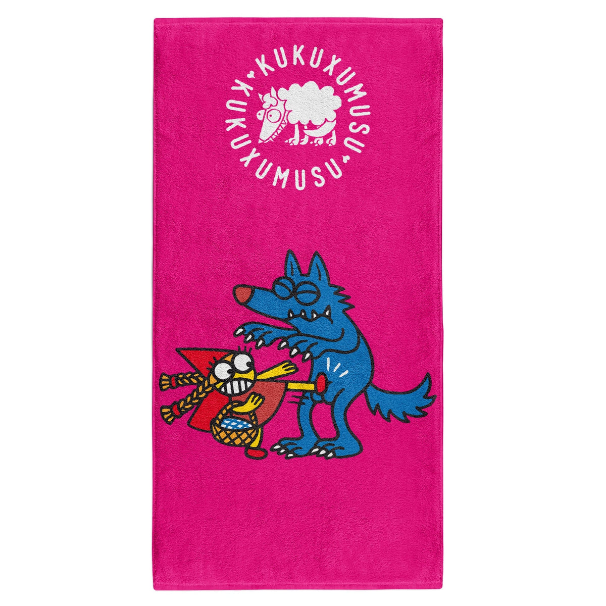 OTSO Mikrofaser-Sporthandtuch - Kukuxumusu Fuck You – Produktansicht