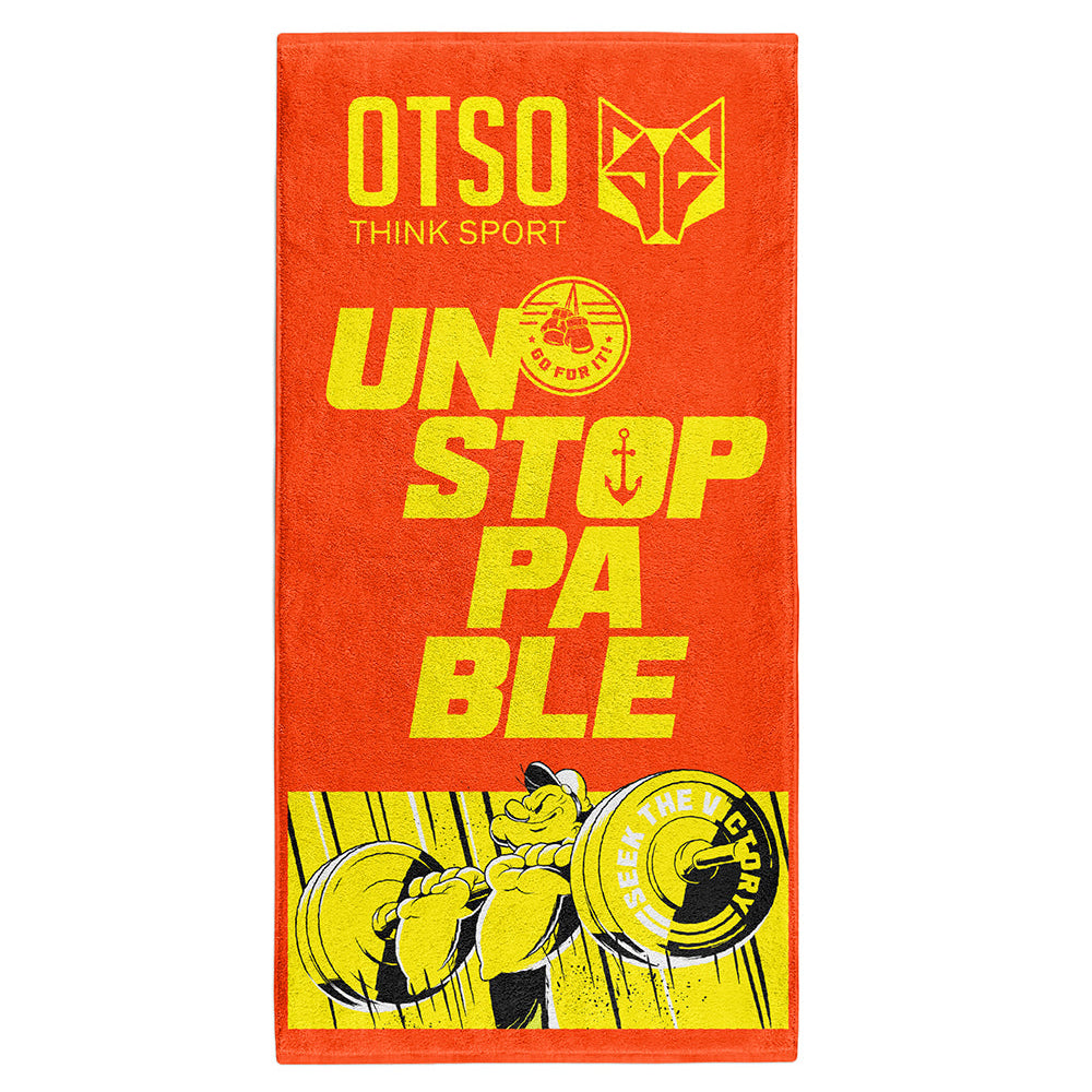OTSO Mikrofaser-Sporthandtuch - Popeye Unstoppable – Produktansicht 2