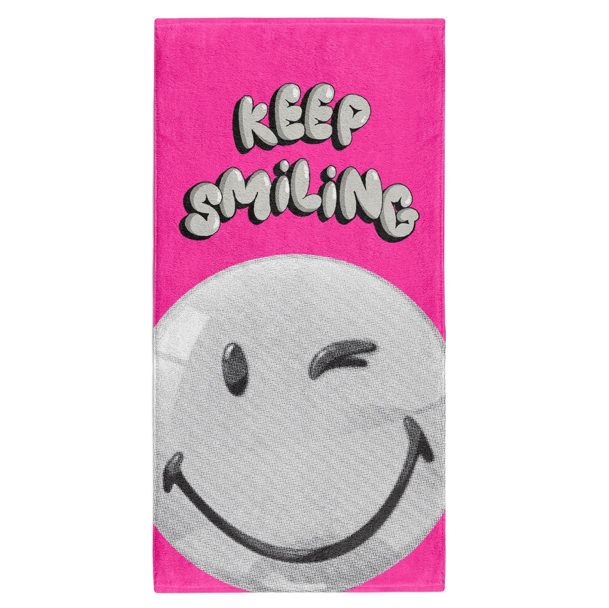 OTSO Mikrofaser-Sporthandtuch - S.W.Smiley Smiling – Produktansicht