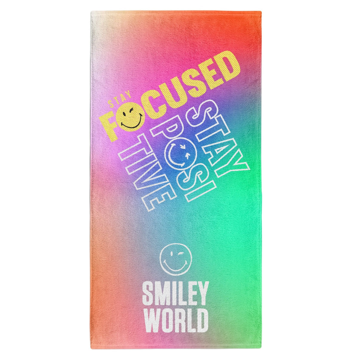 OTSO Mikrofaser-Sporthandtuch - S.W.Smiley Focused – Produktansicht
