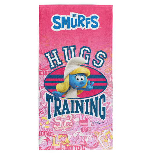 OTSO Mikrofaser-Sporthandtuch - Smurf Hugs – Produktansicht