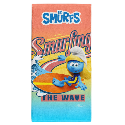 OTSO Mikrofaser-Sporthandtuch - Smurf Smurfing – Produktansicht