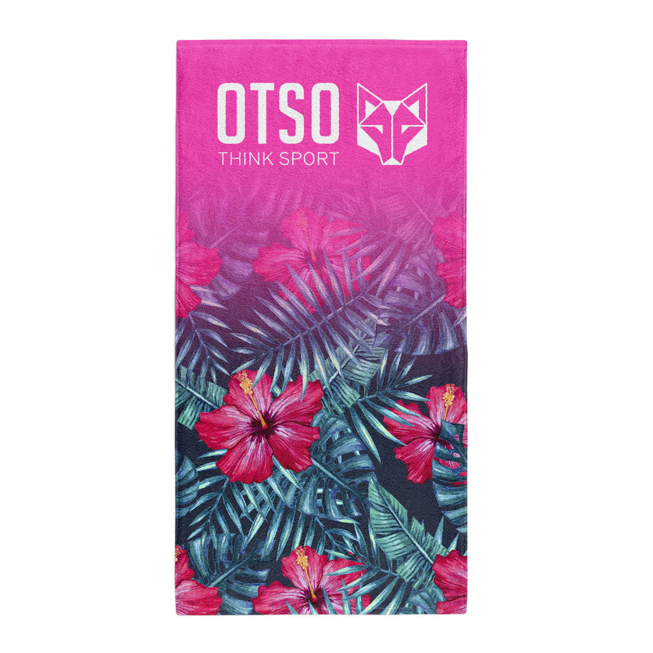 OTSO Mikrofaser-Sporthandtuch - Tropical – Produktansicht