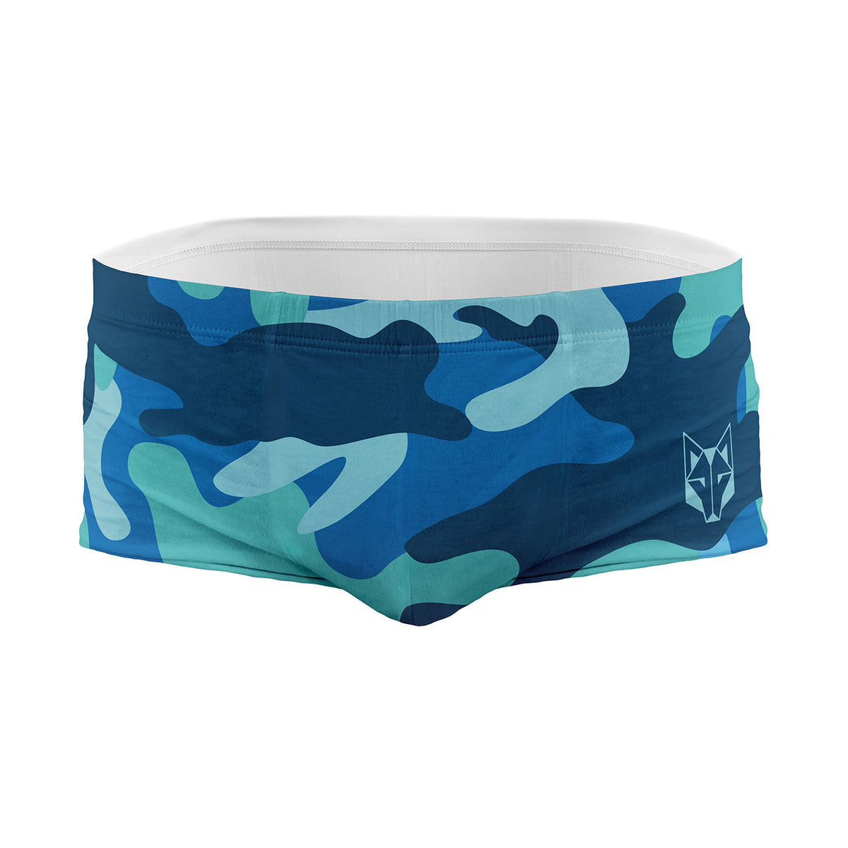 OTSO Herren Badehose Trunk - Camo Blue – Produktansicht