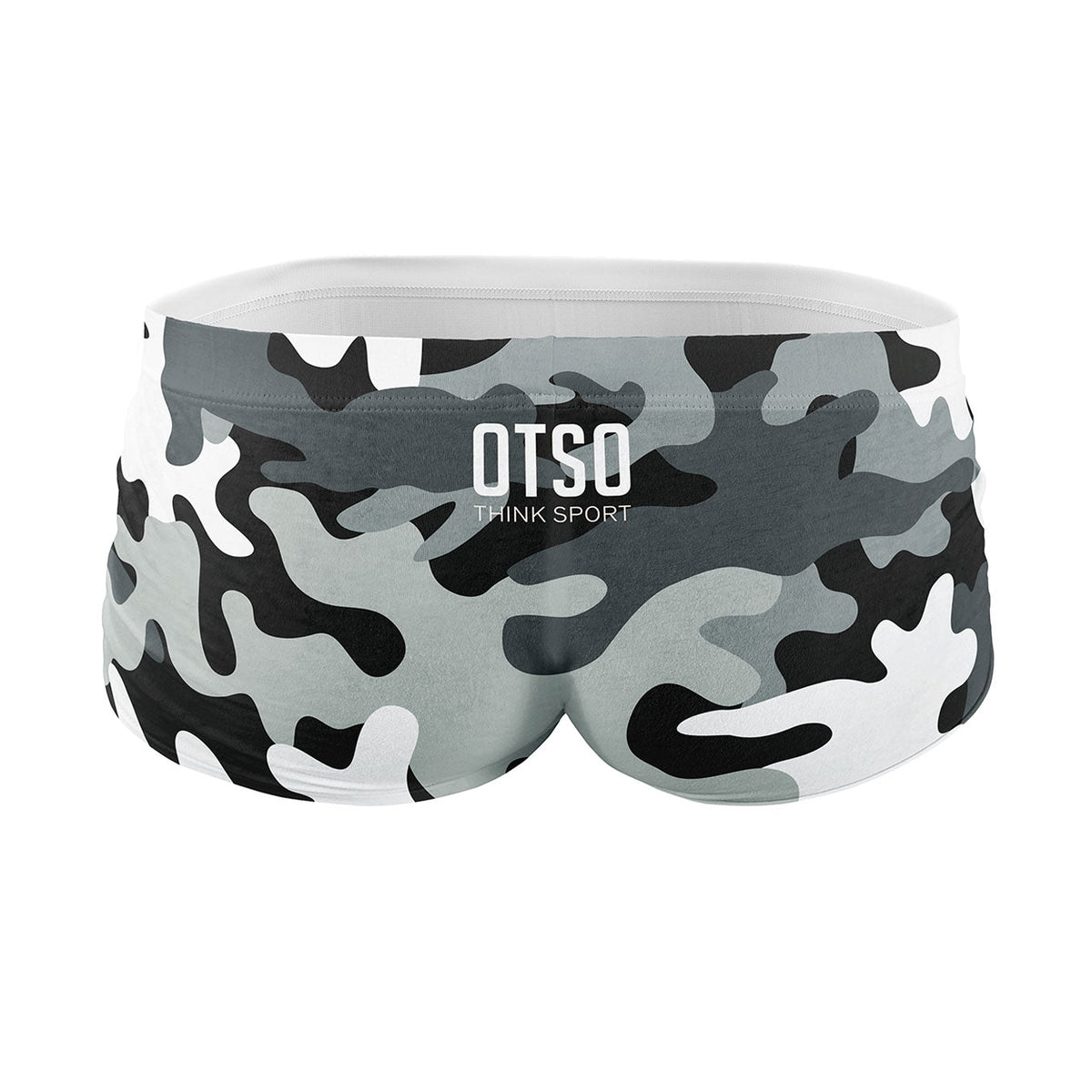 OTSO Herren Badehose Trunk - Camo Grey – Produktansicht 2