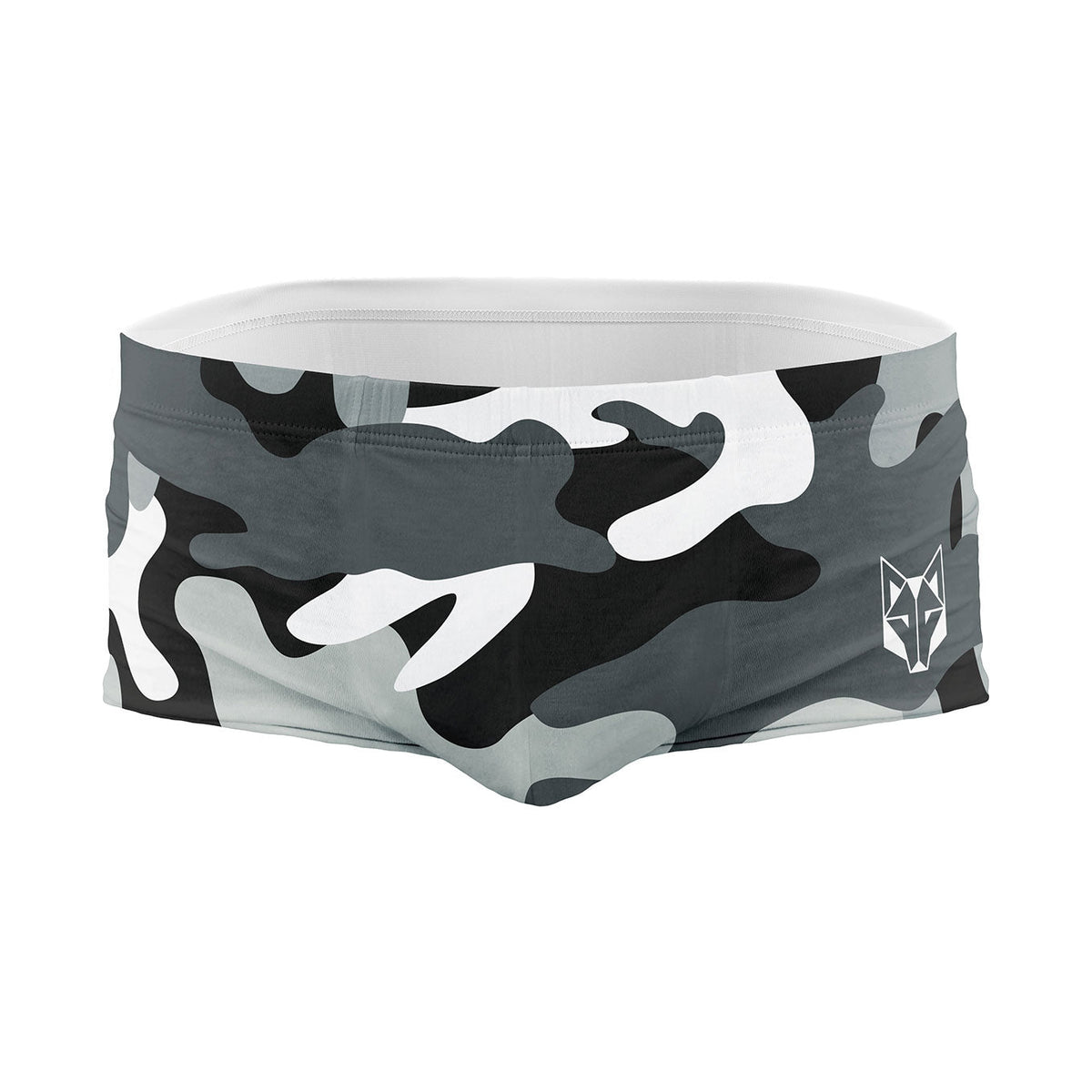 OTSO Herren Badehose Trunk - Camo Grey – Produktansicht
