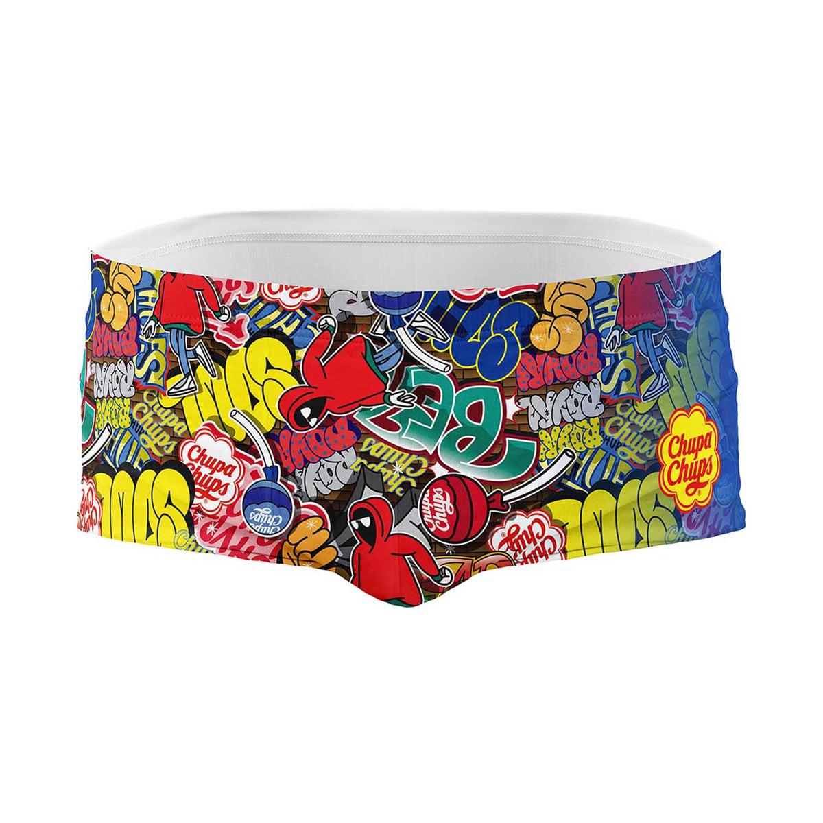 OTSO Herren Badehose Trunk - Chupa Chups Graffiti – Produktansicht