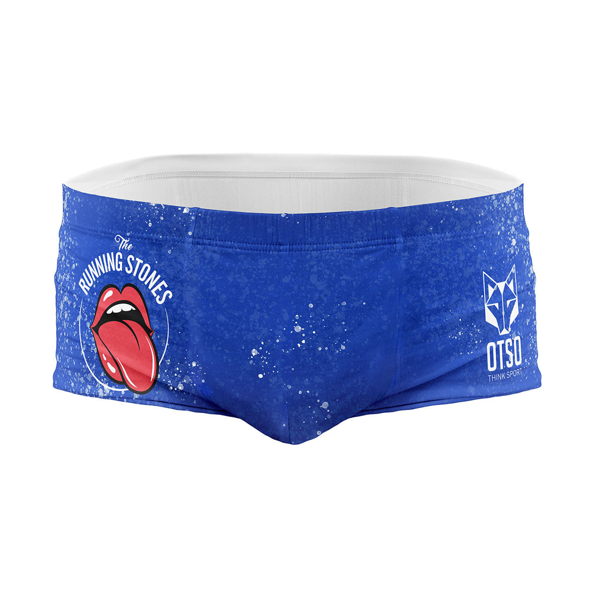 OTSO Herren Badehose Trunk - Running Stones Blue – Produktansicht