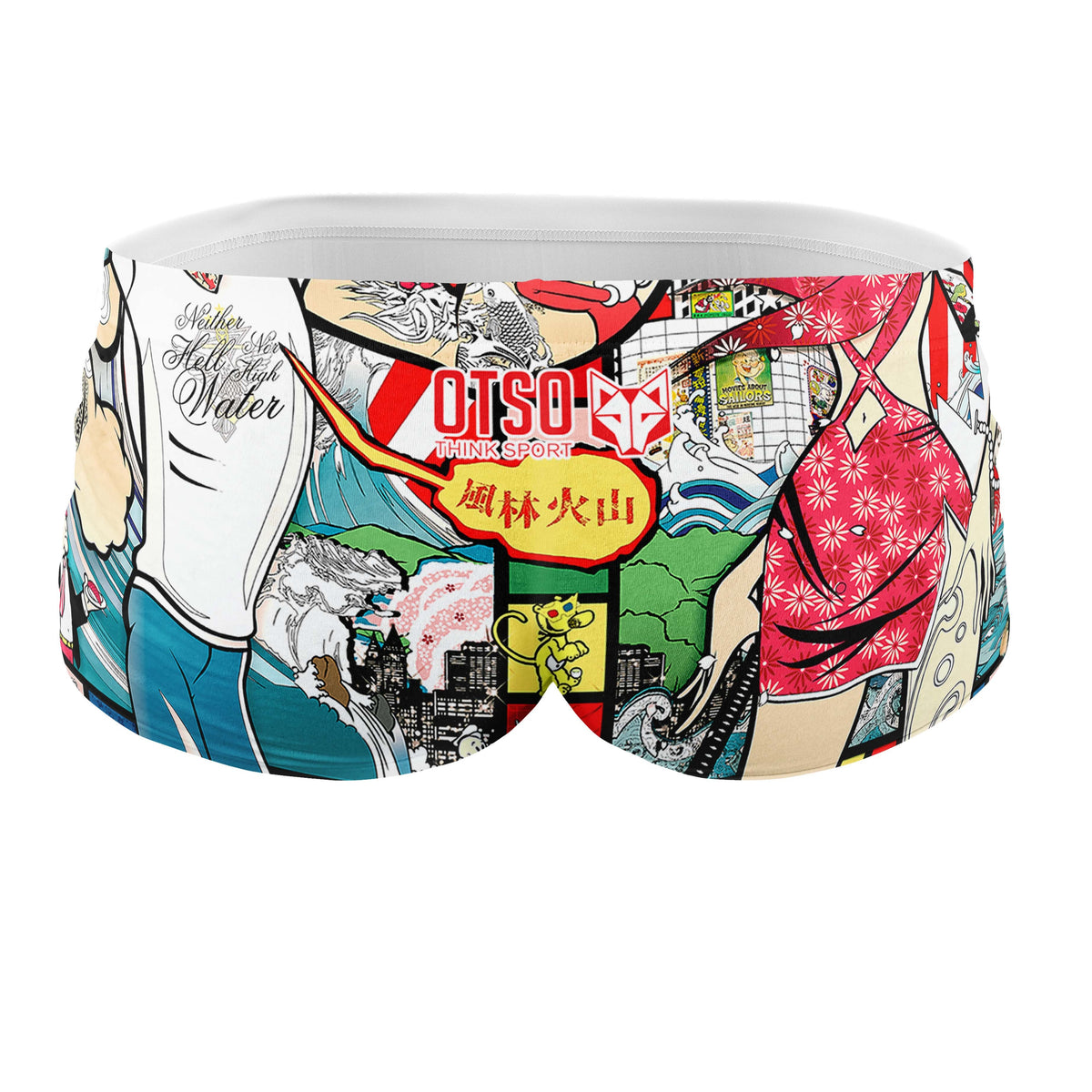 OTSO Herren Badehose Trunk - Popeye Art Show – Produktansicht 2