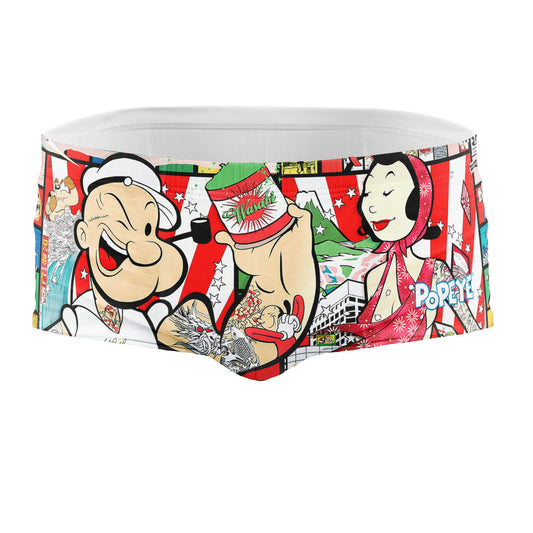 OTSO Herren Badehose Trunk - Popeye Art Show – Produktansicht