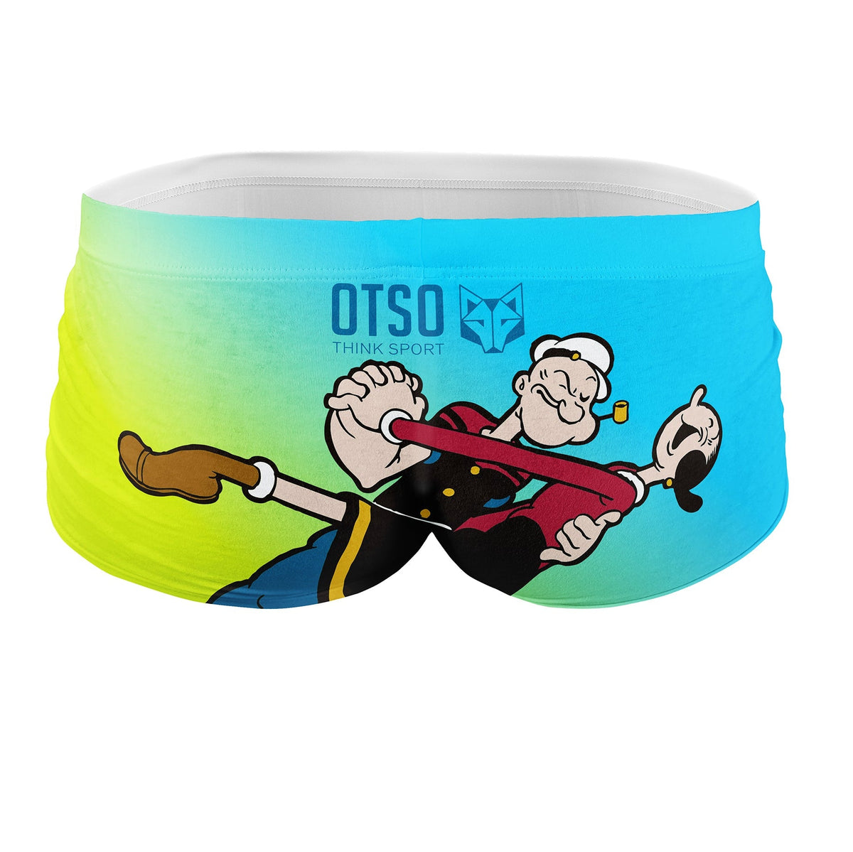 OTSO Herren Badehose Trunk - Popeye & Olive – Produktansicht 2