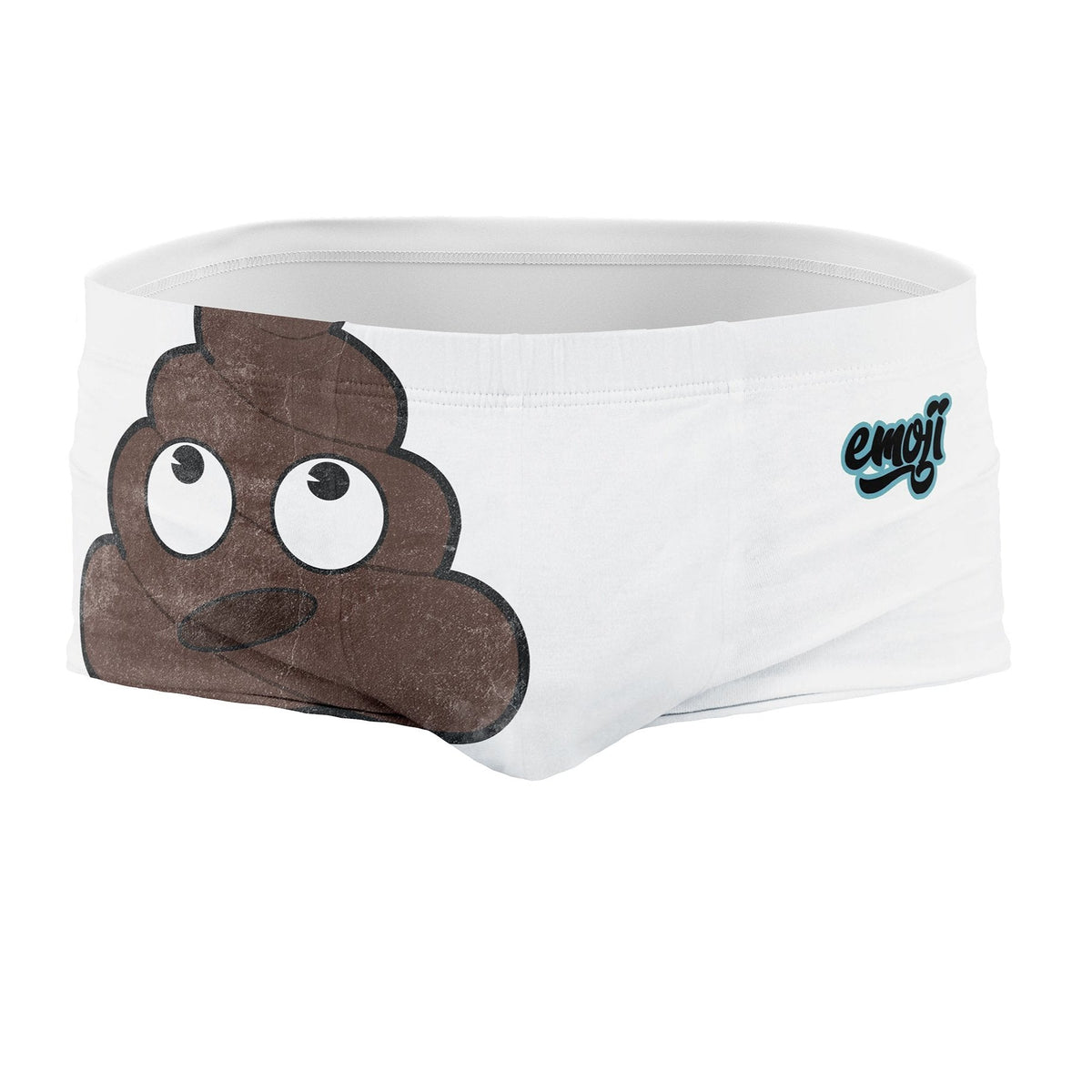OTSO Herren Badehose Trunk - Emoji Deja Poo – Produktansicht