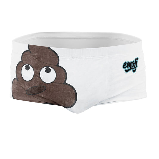 OTSO Herren Badehose Trunk - Emoji Deja Poo – Produktansicht
