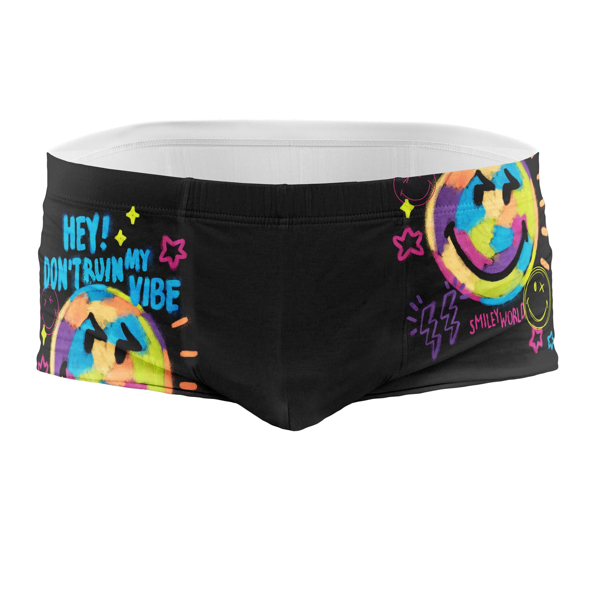 OTSO Herren Badehose Trunk - S.W.Smiley World Festival – Produktansicht