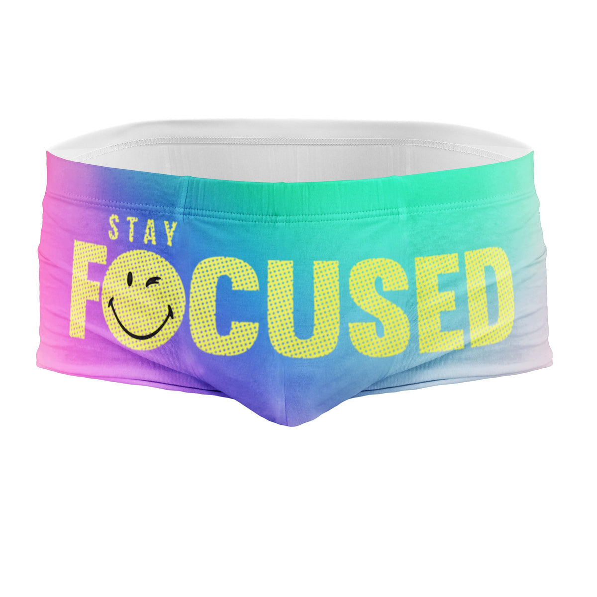 OTSO Herren Badehose Trunk - S.W.Smiley Focused – Produktansicht